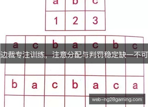 边裁专注训练,注意分配与判罚稳定缺一不可 边裁专注训练,注意分配与判罚稳定缺一不可